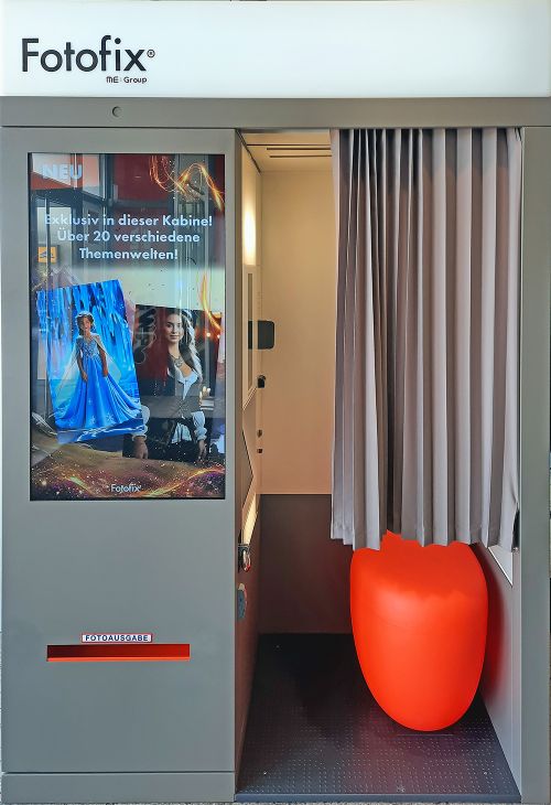 Der neue Fotofix mit KI im ElbeCenter Meißen