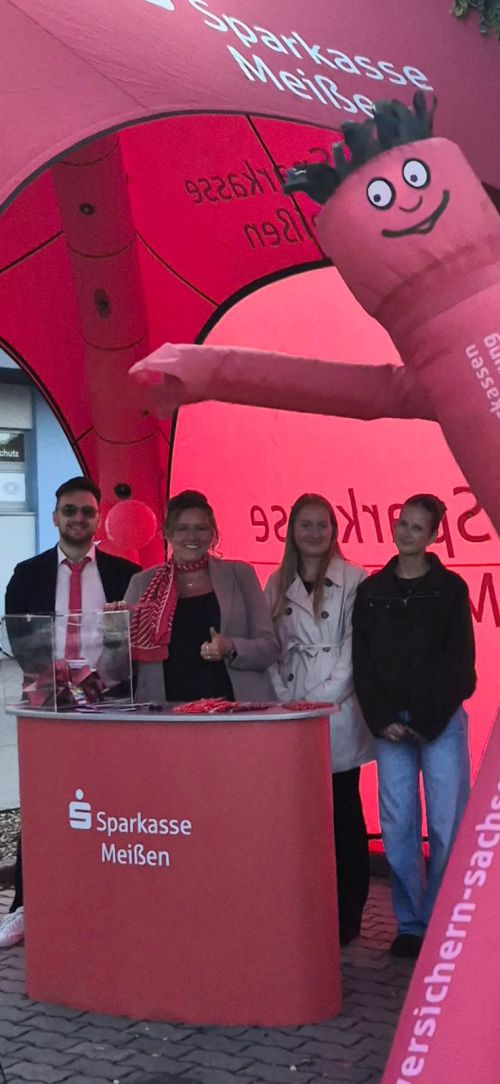 AbarthAktion der Sparkasse Meißen im ElbeCenter Meißen