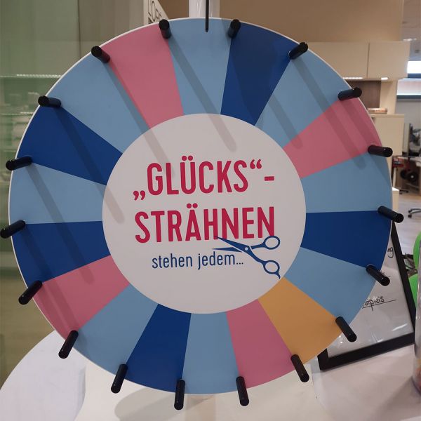 Glücksrad-Aktion bei KlIER