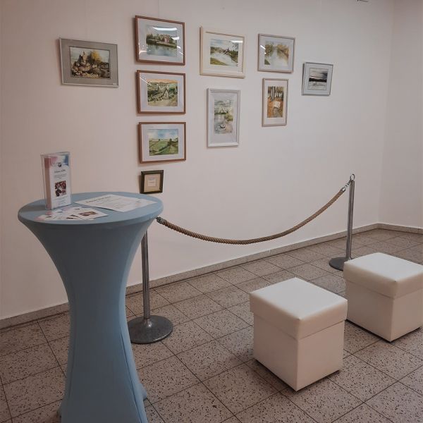 Ausstellung "Aquarellkunst" von Katrin Wolf im ElbeCenter Meißen