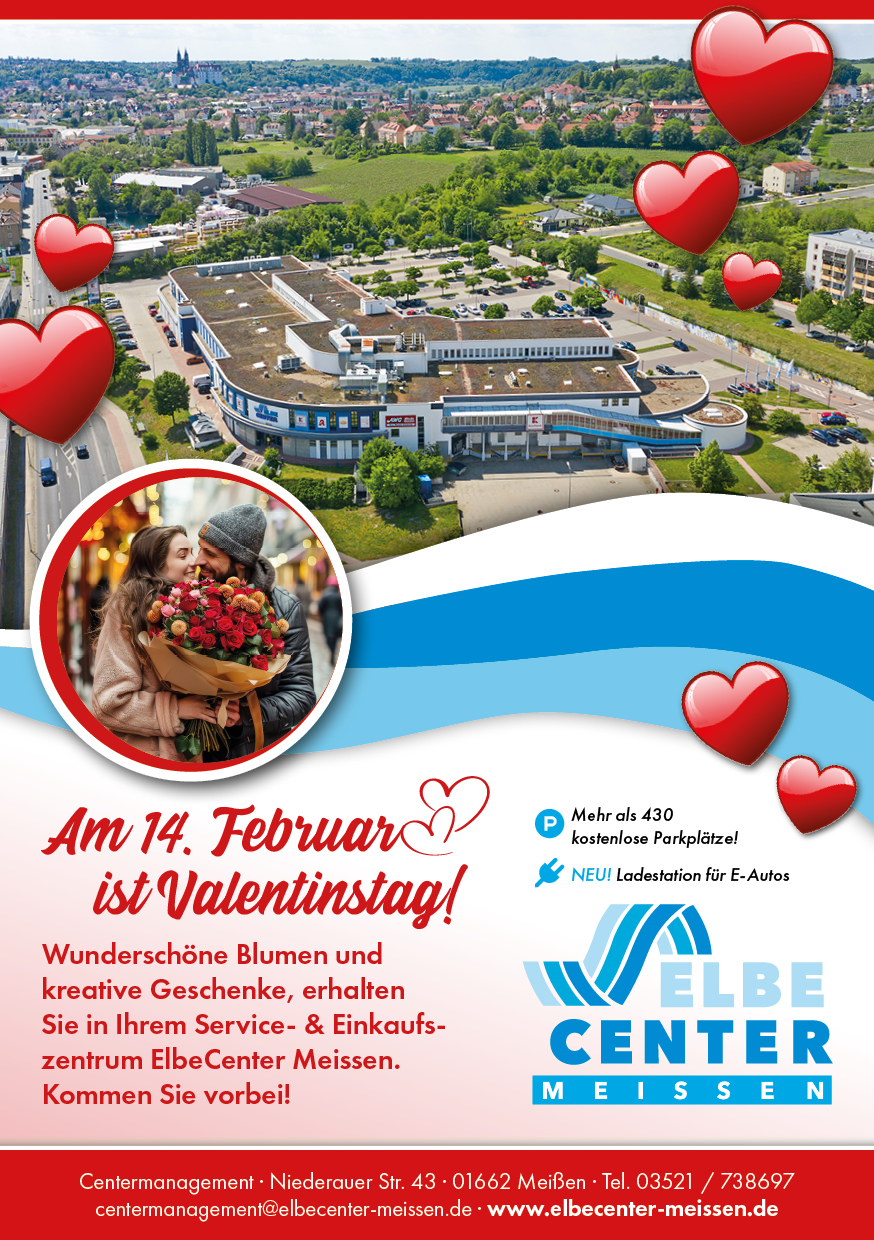 Valentinstag im ElbeCenter Meißen